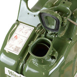 khaki green wavian 10l jerry can wide wide breather pipe