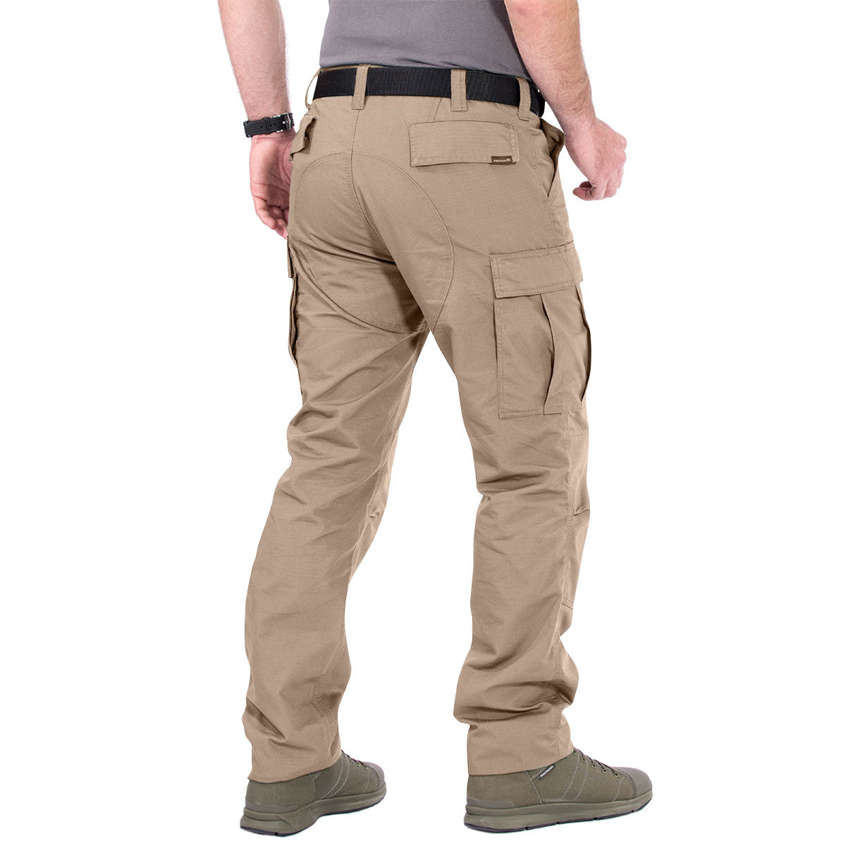 khaki pentagon bdu 2.0 pants with reinforced seat