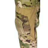 knee stretch panel on camouflage viper elite gen2 trousers