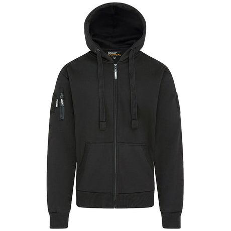 kombat black spec ops hoodie with hood up