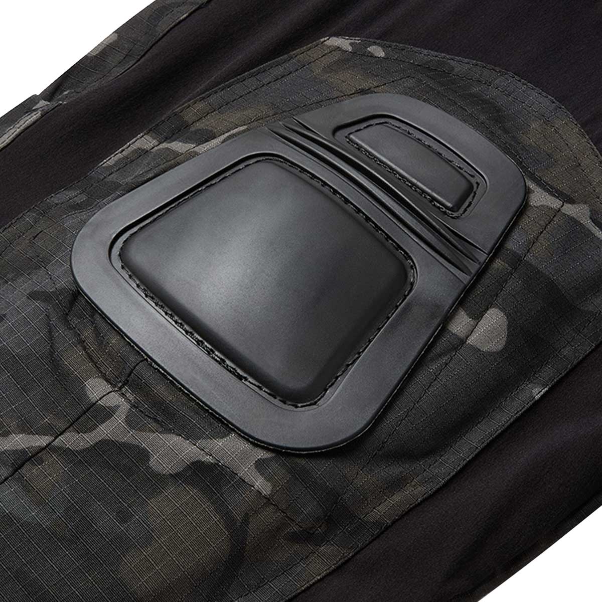 kombat gen ii black camo spec op trousers with knee pads