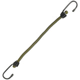 kombat green elasticated bungee cord metal hooks