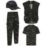 kombat kids explorer army kit black btp camouflage