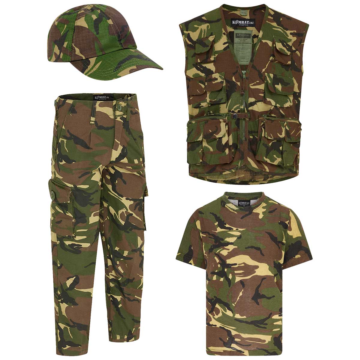 kombat kids explorer army kit dpm camouflage