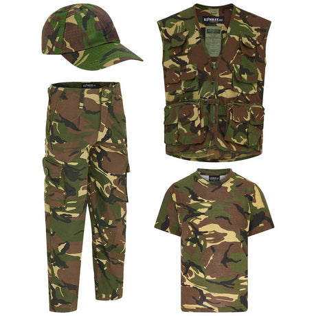 kombat kids explorer army kit dpm camouflage