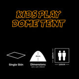kombat kids play dome tent dimensions
