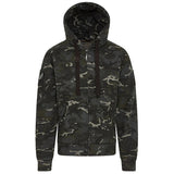 kombat spec ops btp black camo hoodie with hood up