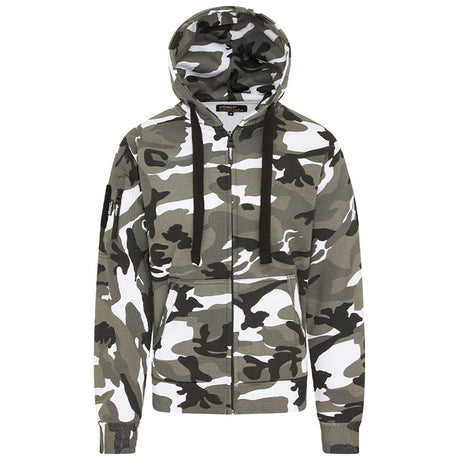 kombat spec ops urban camo hoodie with hood up
