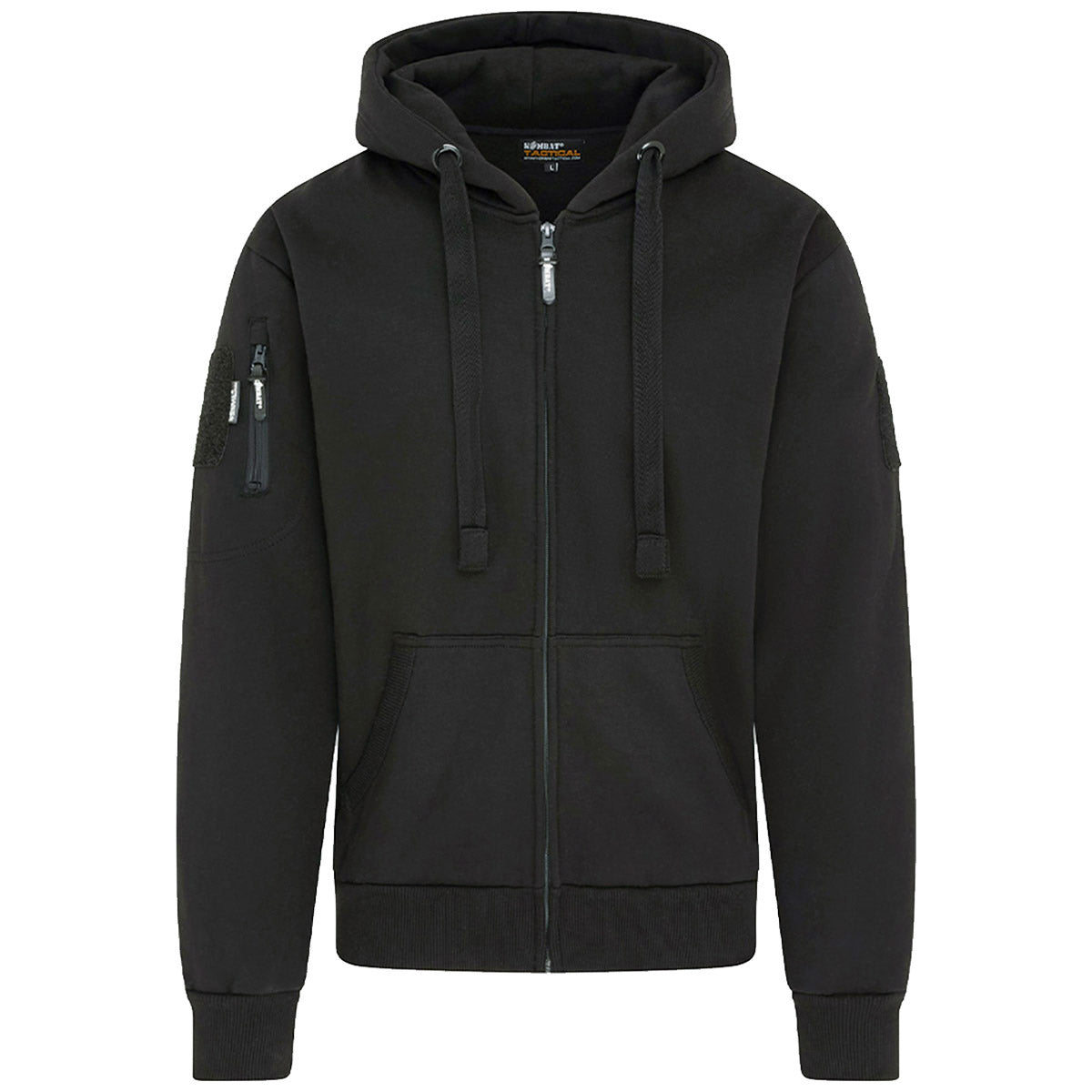 kombat spec ops zip up hoodie black