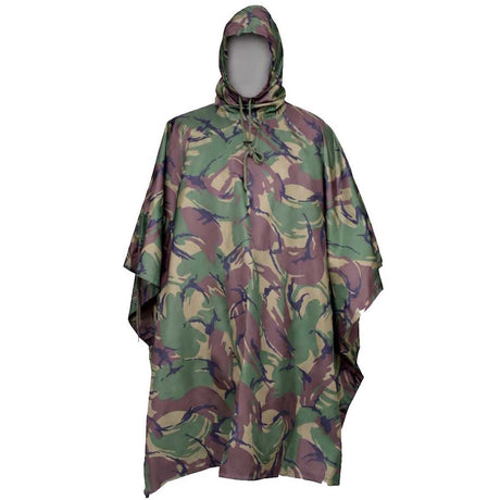 kombat waterproof poncho dpm camouflage