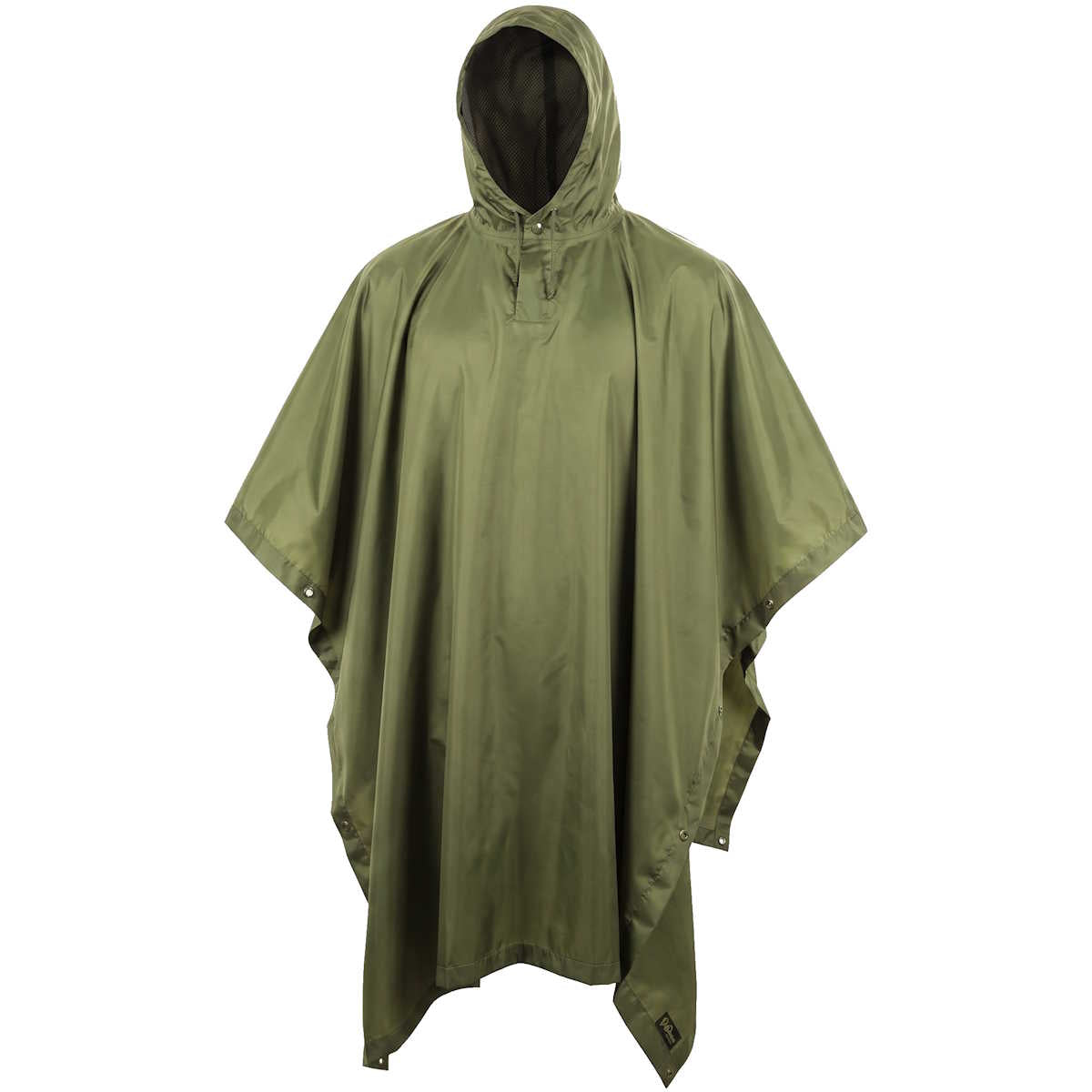 kombat waterproof poncho olive green