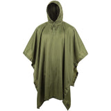 kombat waterproof poncho olive green
