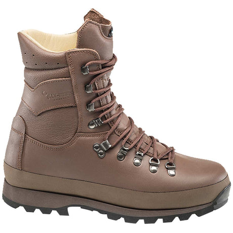 lateral view of altberg warrior microlite brown boots