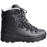 lateral view of black mil tec german mountain boot