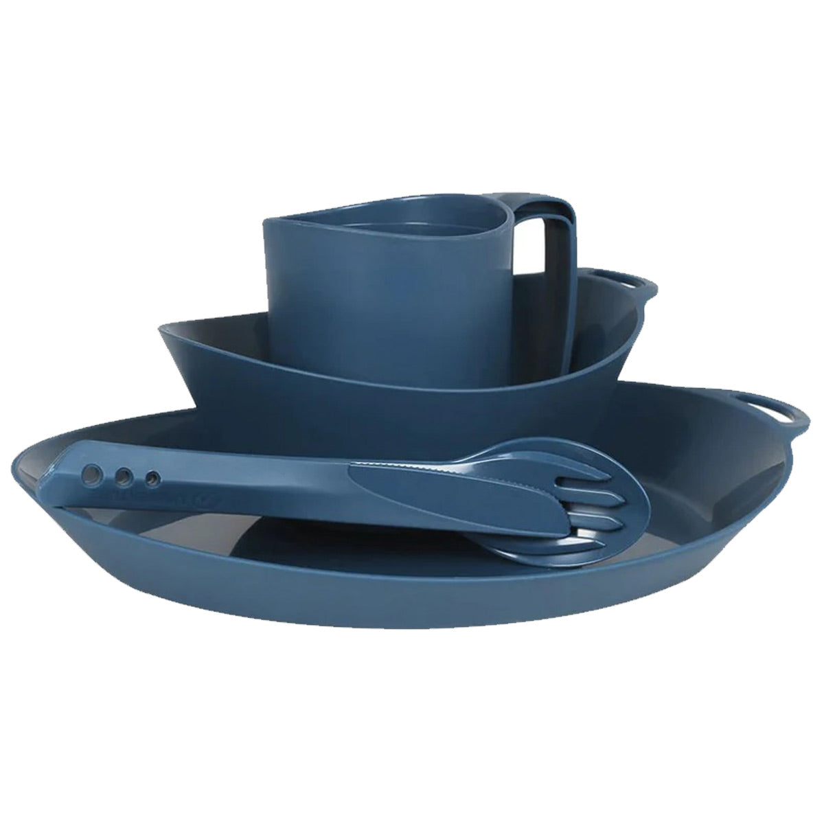 Lifeventure Ellipse Camping Tableware Set Navy | Military Kit