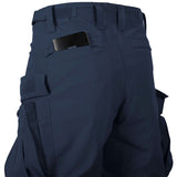 low profile rear pockets on sfu navy cargo trousers helikon