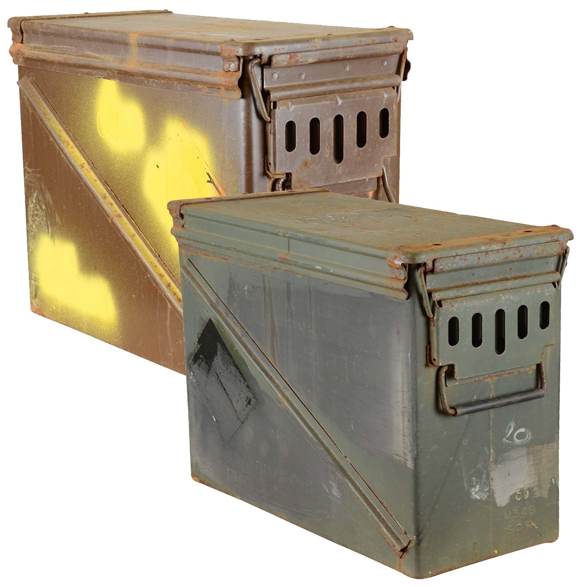 m548 ammo box grade 1 green brown