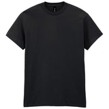 mens gildan short sleeve heavy cotton tshirt black