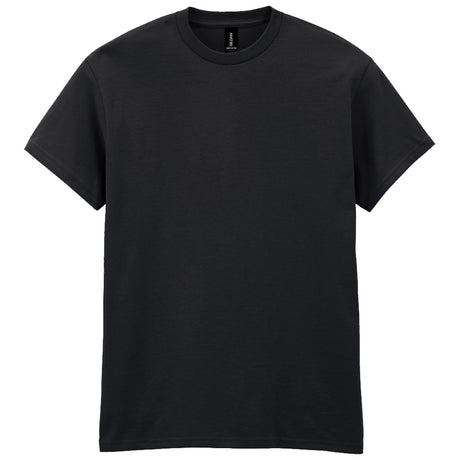 mens gildan short sleeve heavy cotton tshirt black