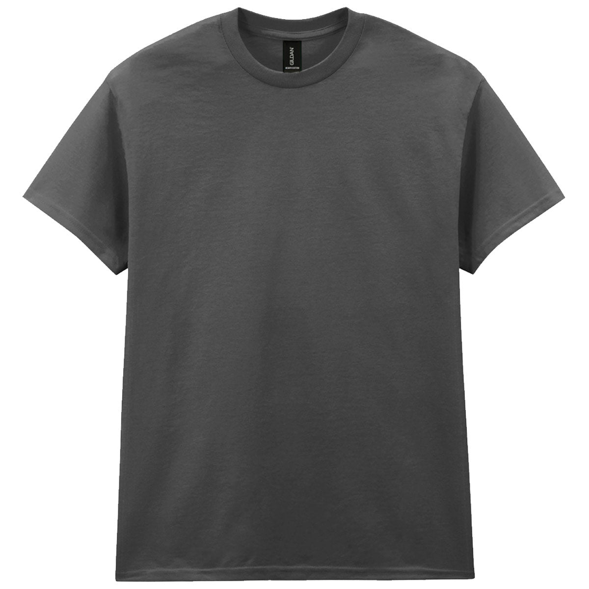 mens gildan short sleeve heavy cotton tshirt charcoal