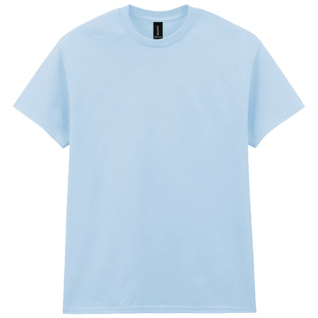 mens gildan short sleeve heavy cotton tshirt light blue