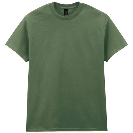 mens gildan short sleeve heavy cotton tshirt olive green