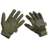 mfh action tactical gloves olive drab