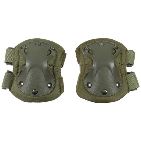 mfh defence elbow pads olive drab