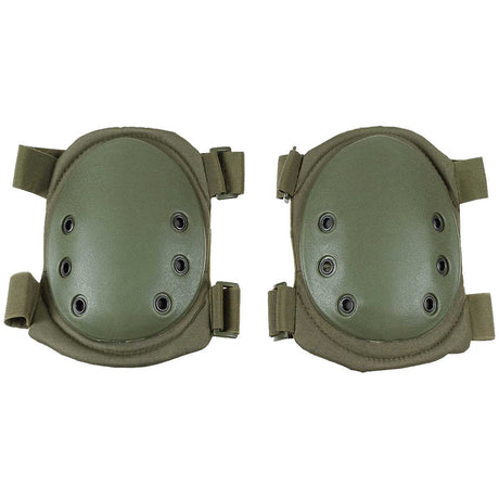 mfh protective knee pads olive green