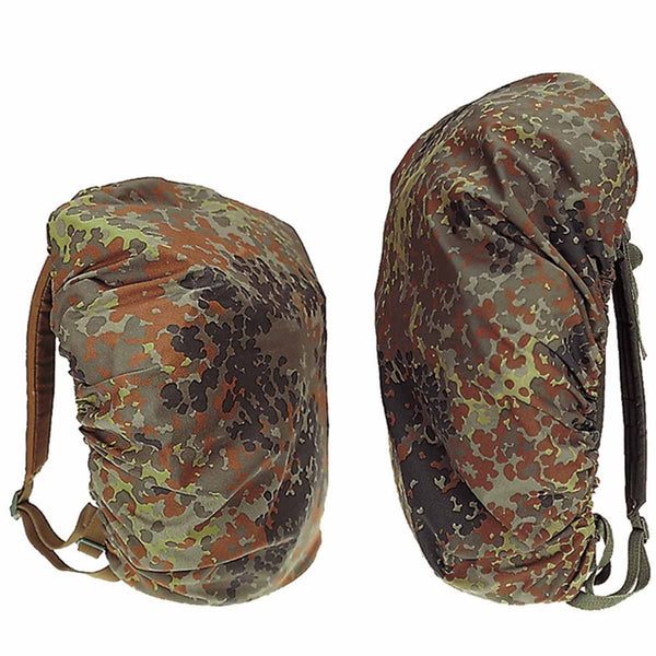 Mil-Tec Waterproof Rucksack Cover 80L Flecktarn Camo - Free Delivery