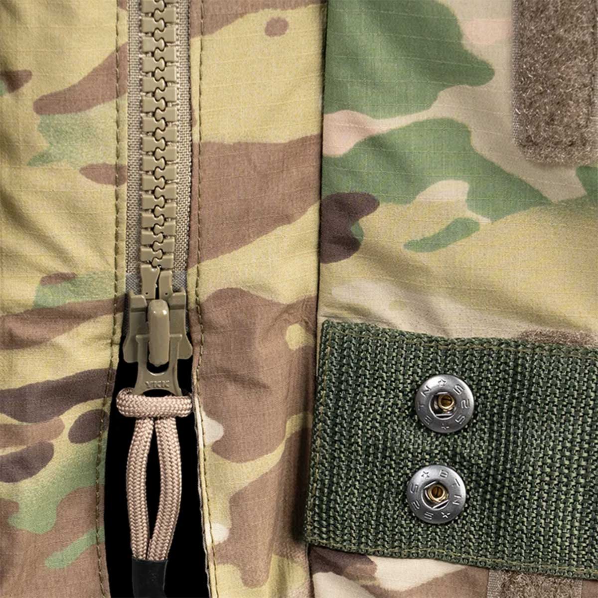 mk6 keela jacket with ykk 2 way storm covered zip