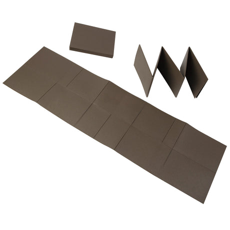 multimat adventure 4 xl folding mod camping mat folded and unfolded