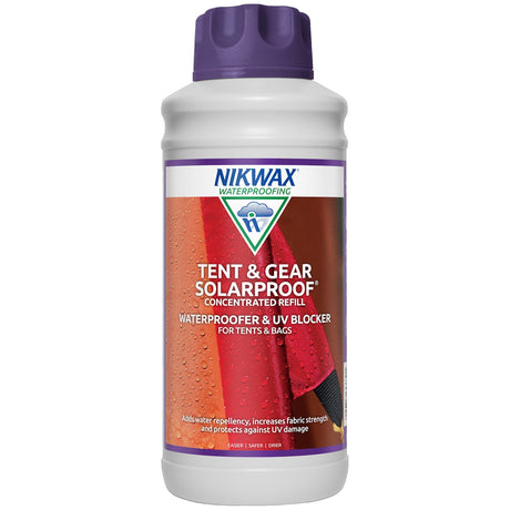 nikwax tent and gear solarproof concentrated refill 1 litre