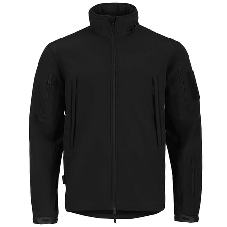 no hood highlander tactical softshell jacket black