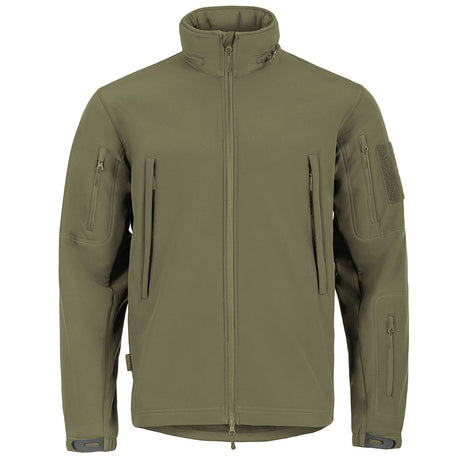 no hood highlander tactical softshell jacket ranger green