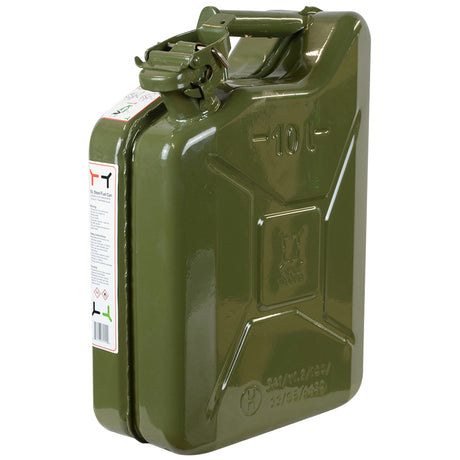 non wavian steel site jerry can 10l olive