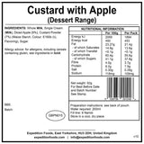nutrition information of custard with apple 450kcal expedition foods