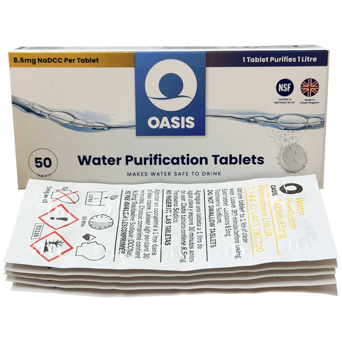 oasis water purification tablets