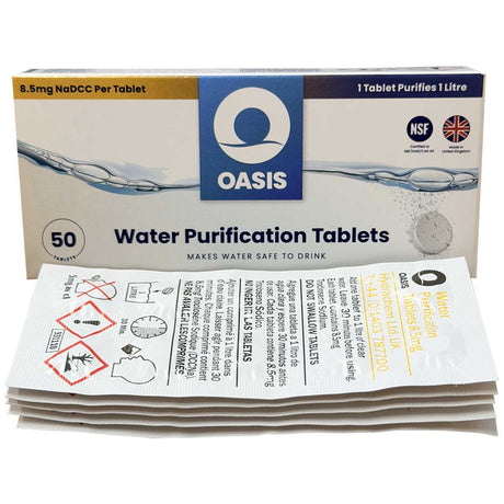oasis water purification tablets