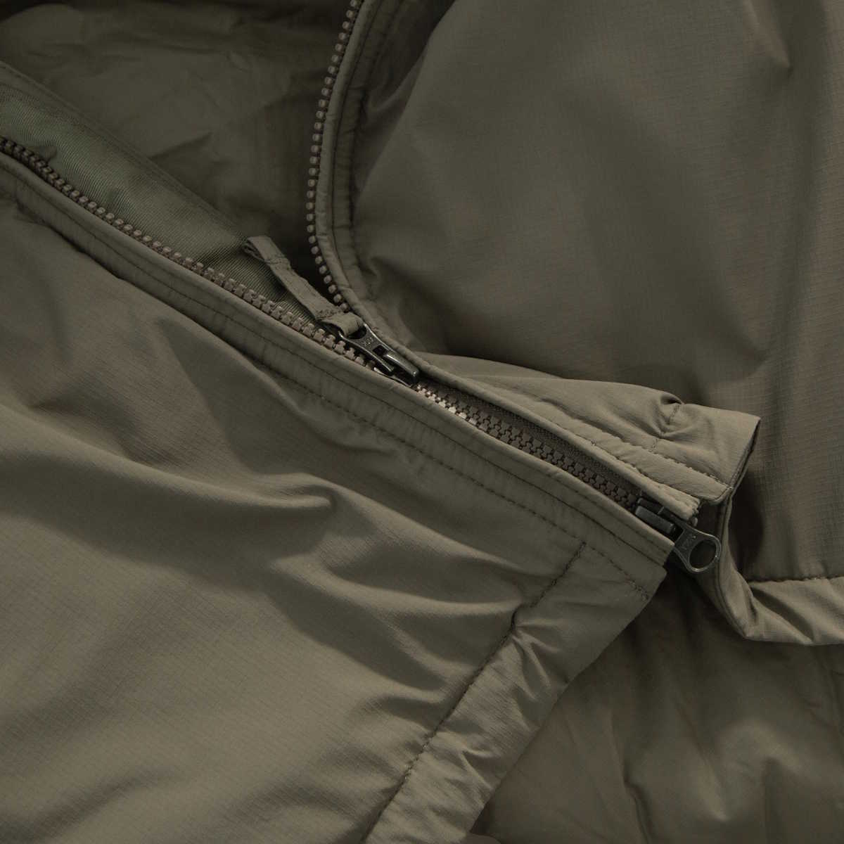 olive carinthia 5.0 mig jacket with 2 way front zip