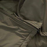 olive carinthia 5.0 mig jacket with 2 way front zip