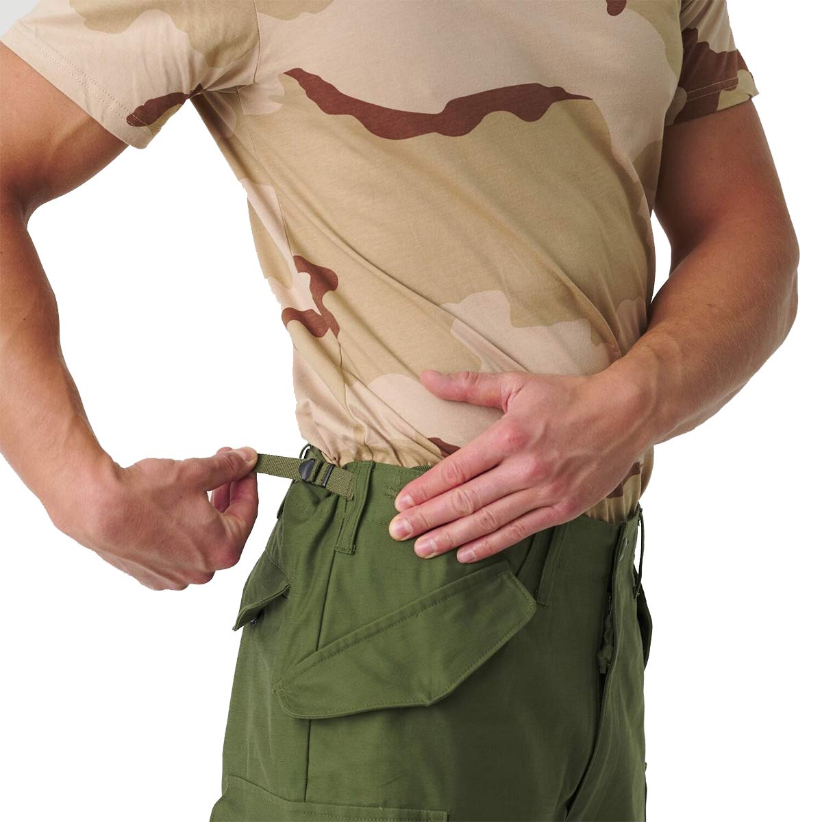 Helikon M65 Trousers NyCo Sateen Olive Green - Free Delivery