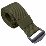 olive mil tec military bdu belt with metal buckle