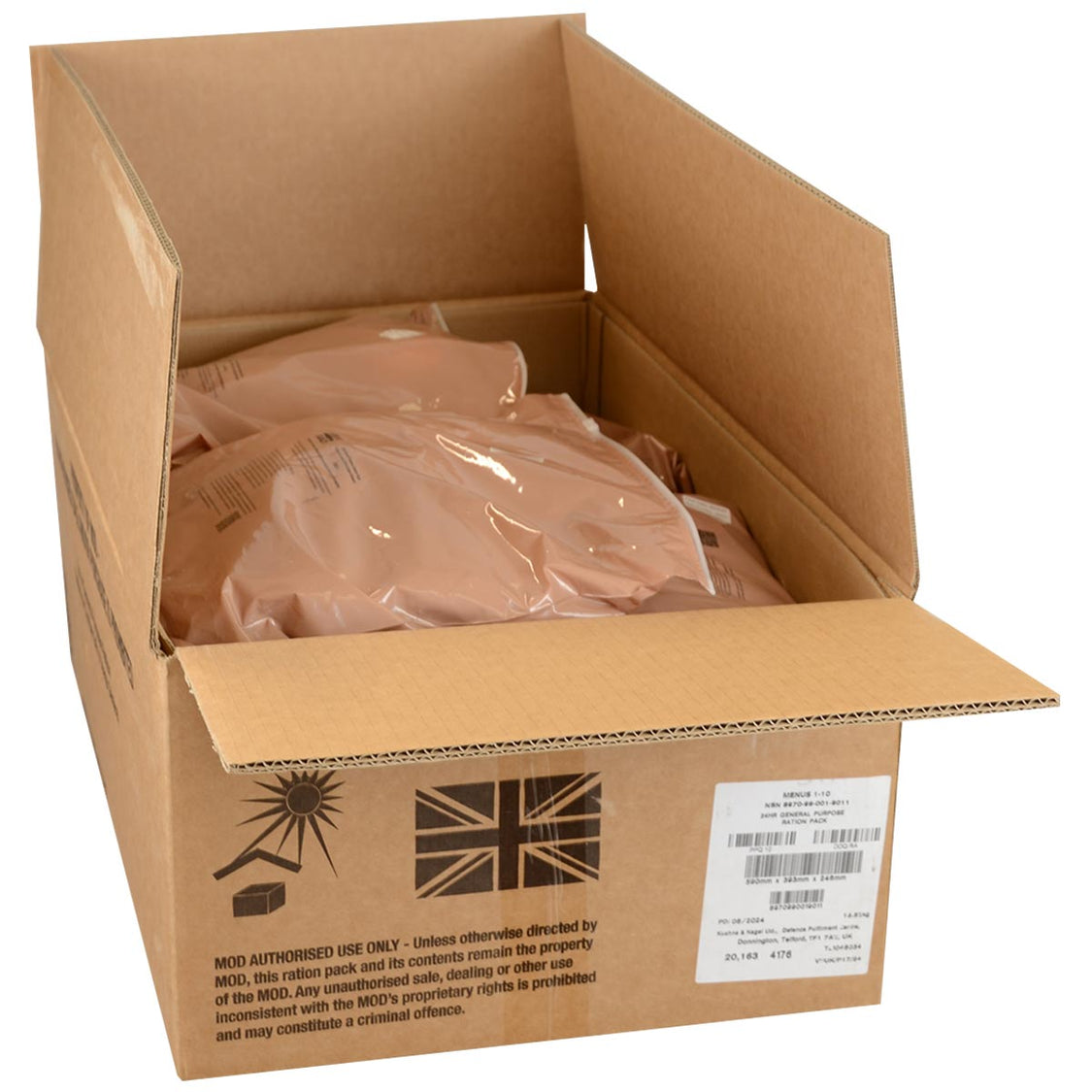 Military Rations Box Army Ration Packs & Camping Food - Free Delivery | Military Kit