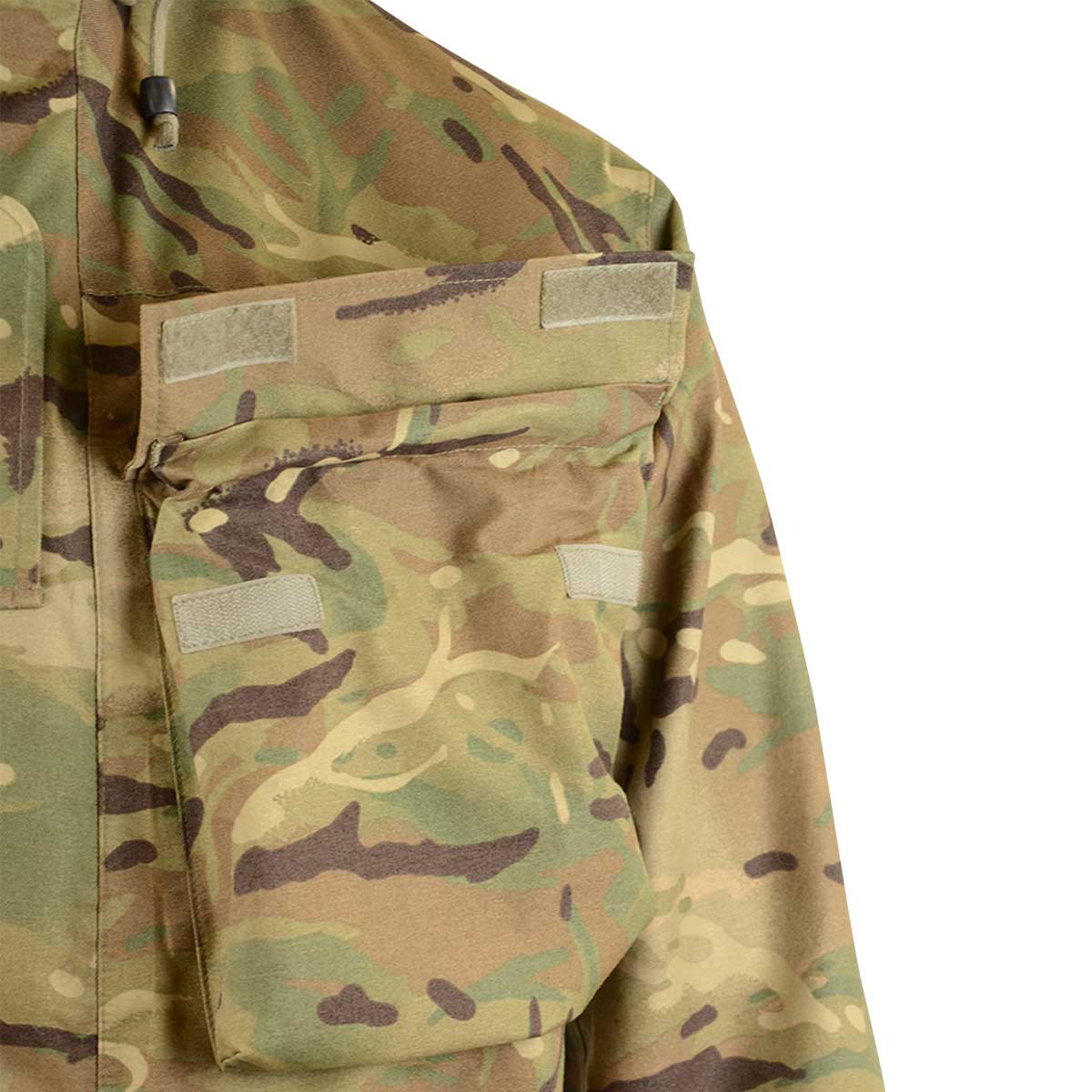 open chest pocket british army mvp waterproof jacket with pockets mtp camo grade 1
