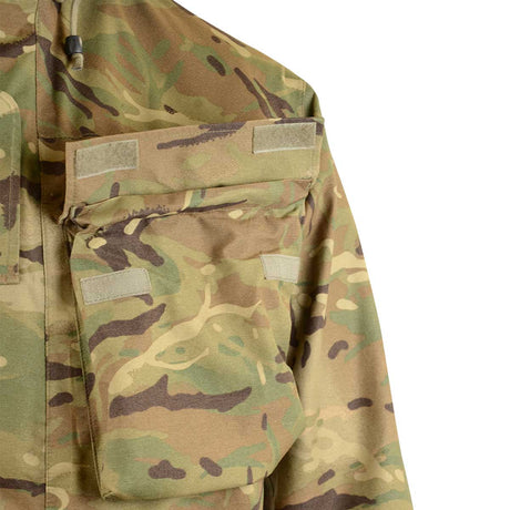 open chest pocket british army mvp waterproof jacket with pockets mtp camo grade 1
