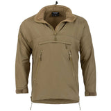 open collar of highlander olive green halo tactical smock