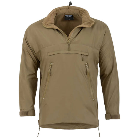 open collar of highlander olive green halo tactical smock