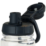 open lid on the highlander 750ml tritan water bottle charcoal