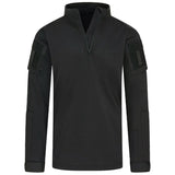 open quarter zip on kombat black ubacs shirt